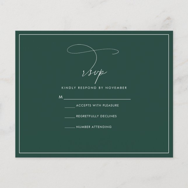 Emerald RSVP (Devant)