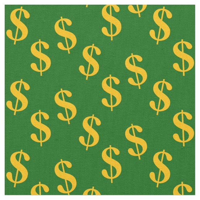 Émeraude Écran Vert Tissu Avec Des Signes En Dolla (Fermer)