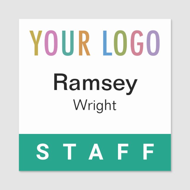 Émeraude Green Badge Logo 2x2 Nom du Carré Pin (Devant)