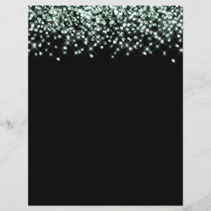 Émeraude Parties scintillant verte Confetti papier