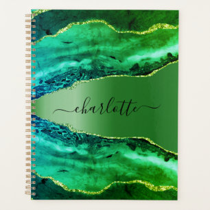 Émeraude vert agate nom de marbre
