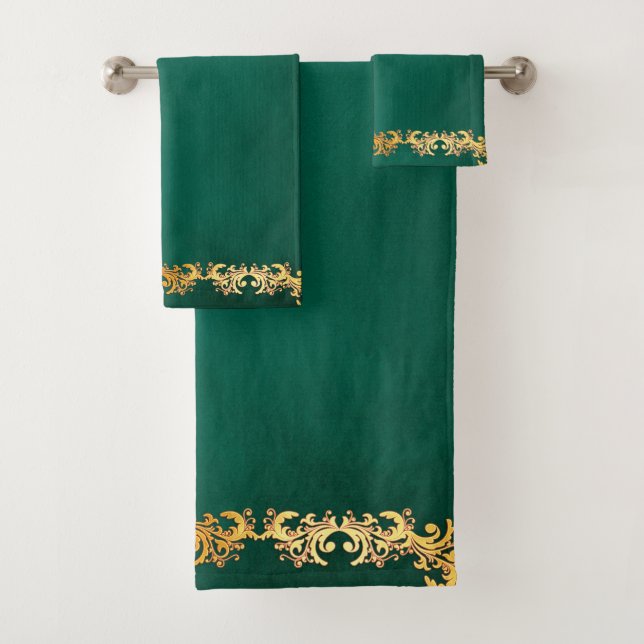 Émeraude verte décorative (En situation)