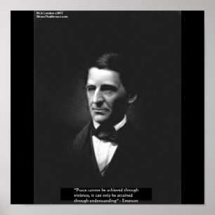 Emerson "Comprendre" Affiches de citation sur la p