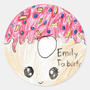 Emily : Autocollant de cercle