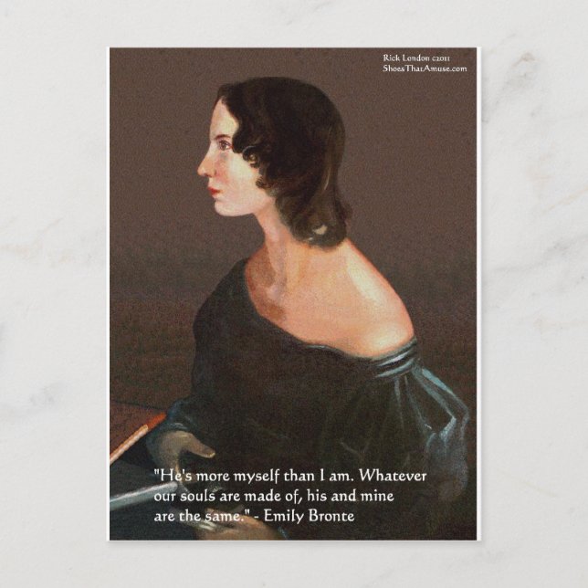 Emily Brontë "Âmes semblables" Cadeaux et Cartes d (Devant)