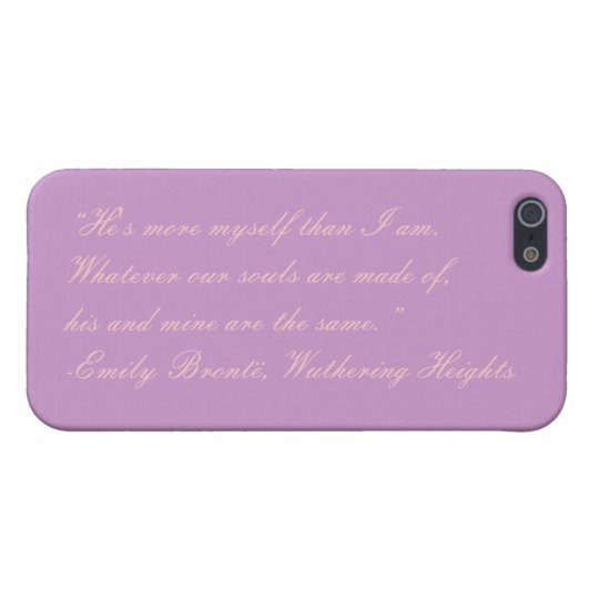 Emily Bronte Coque Iphone De Citation Des Hauts Zazzle Fr