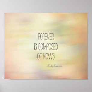 Emily Dickinson affiche de citation inspirante pou