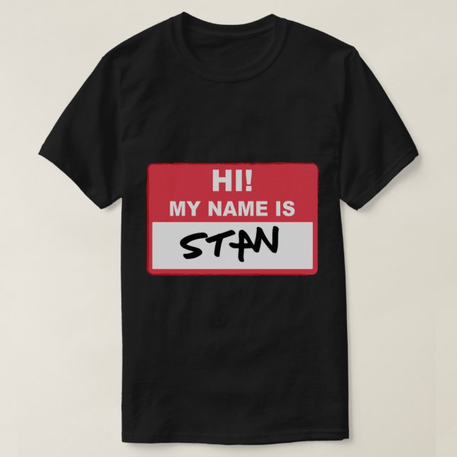 Eminem - Salut Mon Nom Est Stan Essential T-Shirt (Design devant)