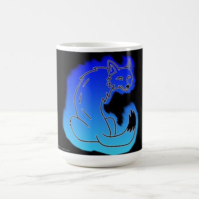 Émission radio torche conception #2 sur une tasse  (Centre)