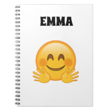 Emma - Cahier personnalisé avec Emoji 