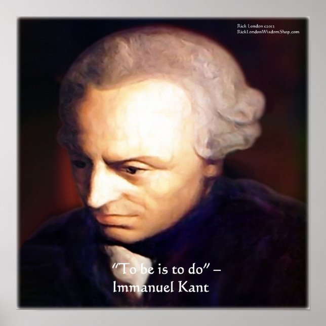 Emmanuel Kant Cite Sagesse Posters (Devant)