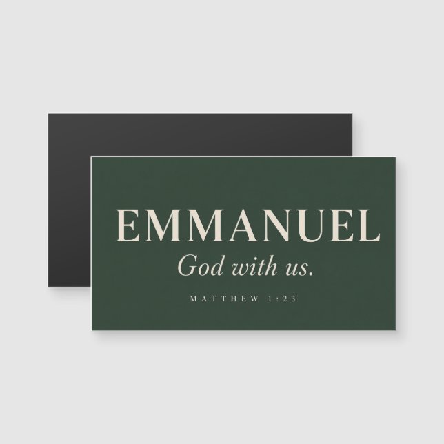 EMMANUEL | Matthieu 1:23 | Noël (Devant / Derrière)