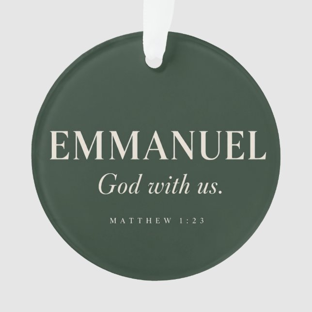 EMMANUEL | Matthieu 1:23 | Noël  (devant)