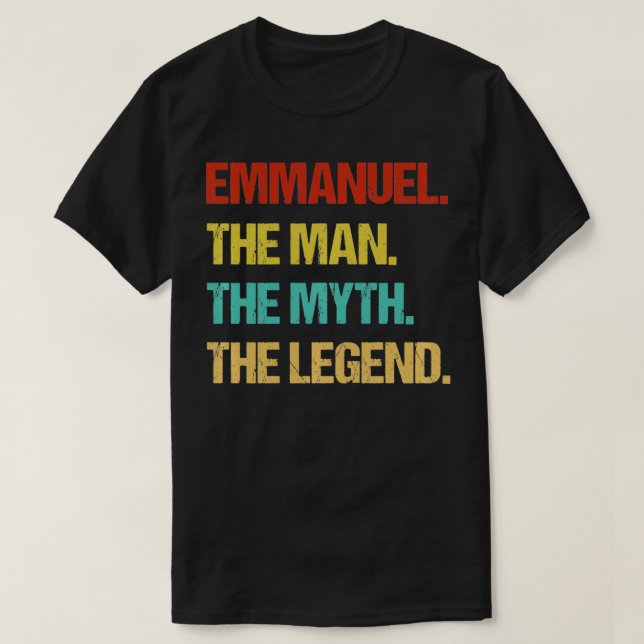 Emmanuel The Man The Myth The Legend Pullover  (Design devant)