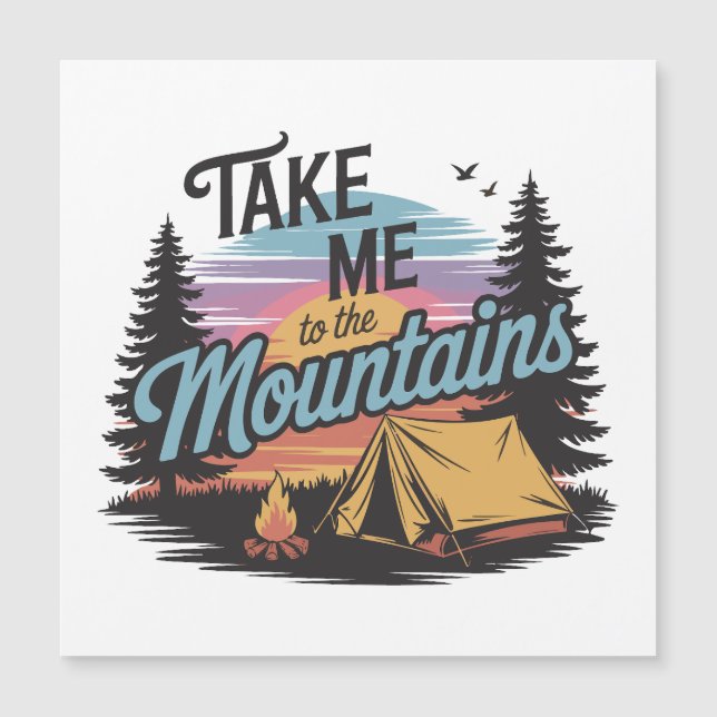 Emmenez-Moi À La Montagne - Camping Nature (Devant)
