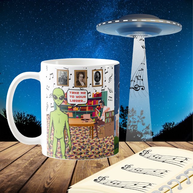 Emmenez-Moi À Votre Lieder...Mug Coffee Mug (Créateur téléchargé)