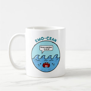 Emo-cean Ocean Beach Pun Mug
