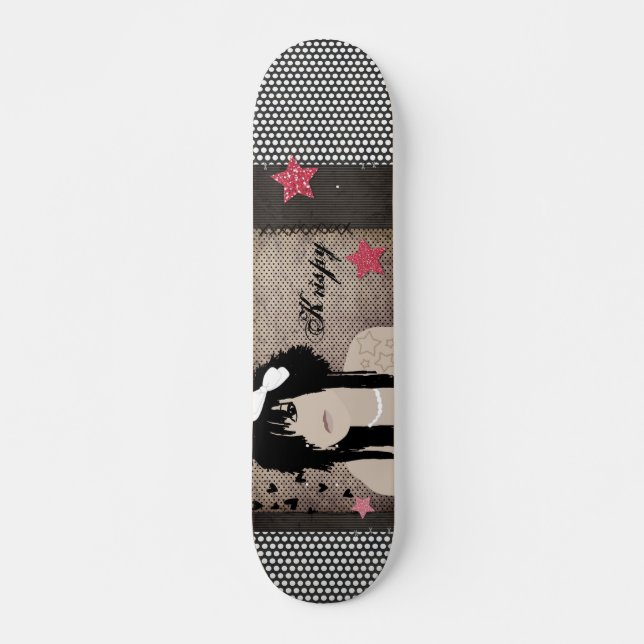 Emo Girl Skateboard (Devant)