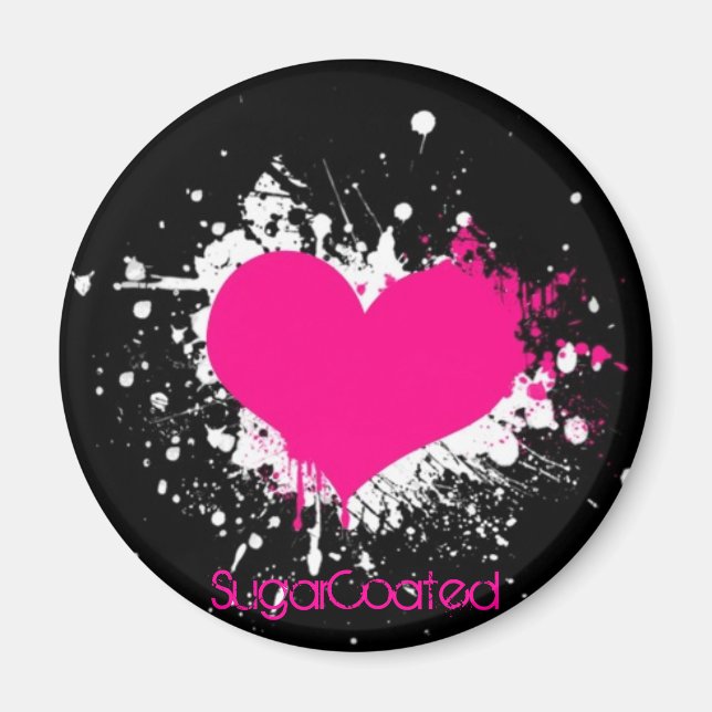 Emo Heart Magnet (Devant)