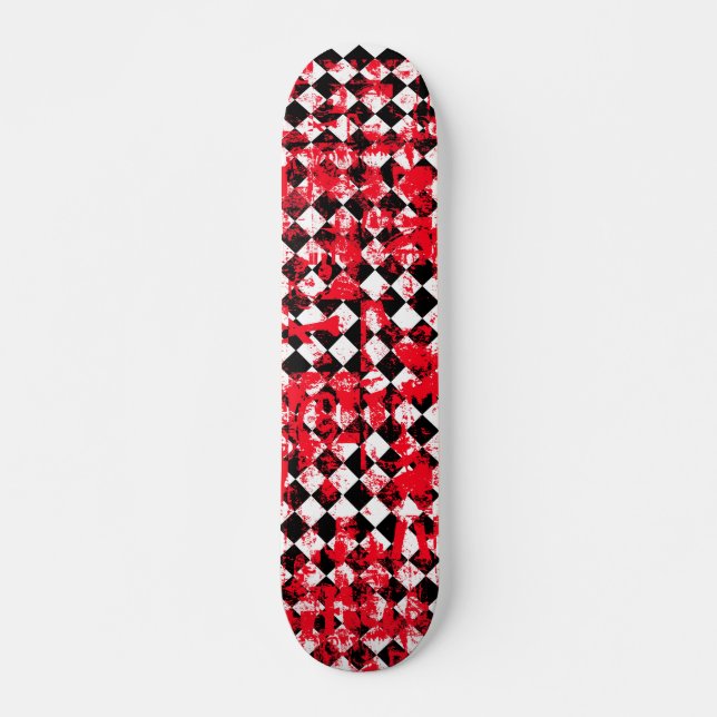 Emo Paint Splatt Skateboard (Devant)