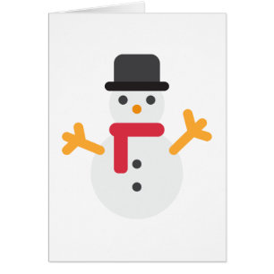 emoji bonhomme de neige