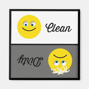 Emoji Clean Lave-vaisselle Magnet