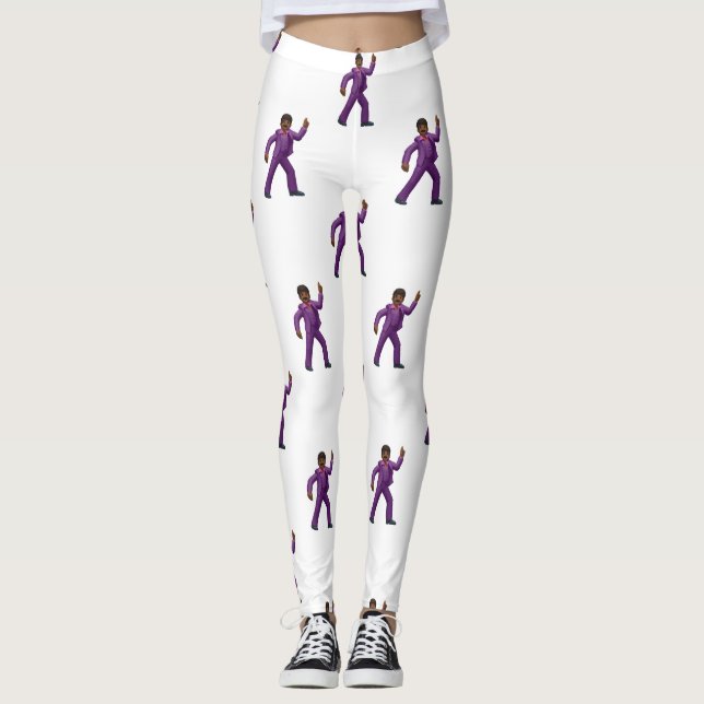 Emoji Dancing Man leggings (Devant)