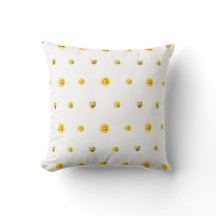Emoji Delight Coussin décoratif