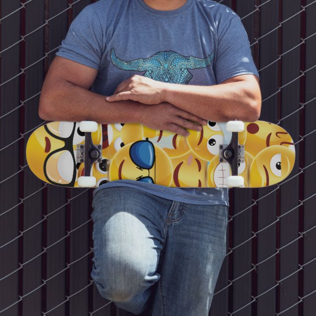 Emoji Designs Skateboard (Extérieur 3)