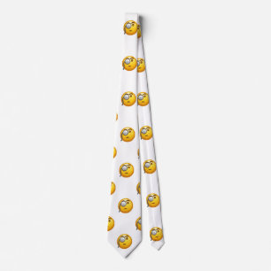 emoji monocle, homme necktie cravate