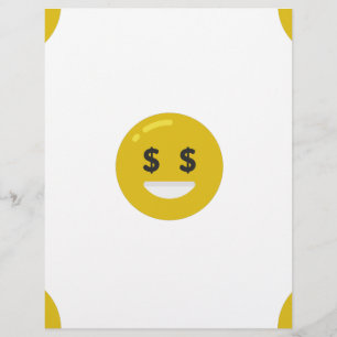 emoji oeil argent