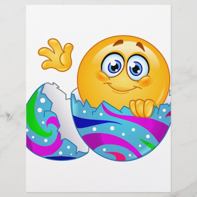 Emoji oeuf de Pâques (Devant)