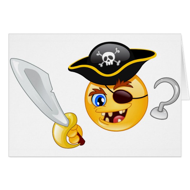 emoji pirate (Devant horizontal)