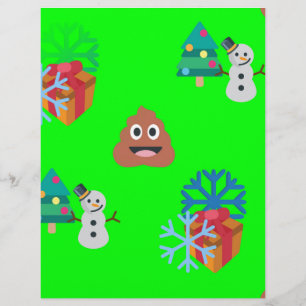 emoji poop de noël