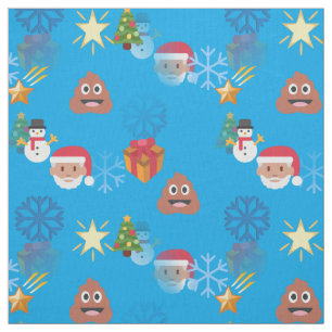 emoji poop tissu de noël