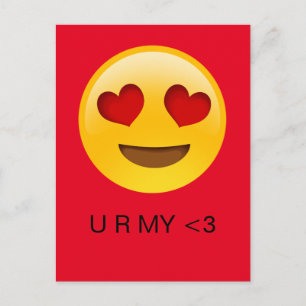 Emoji Vous êtes mon coeur carte Saint-Valentin