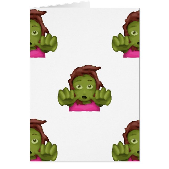 emoji zombie femme (Devant)