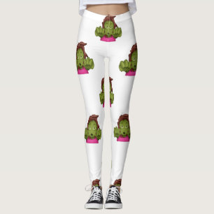 emoji zombie femme leggings