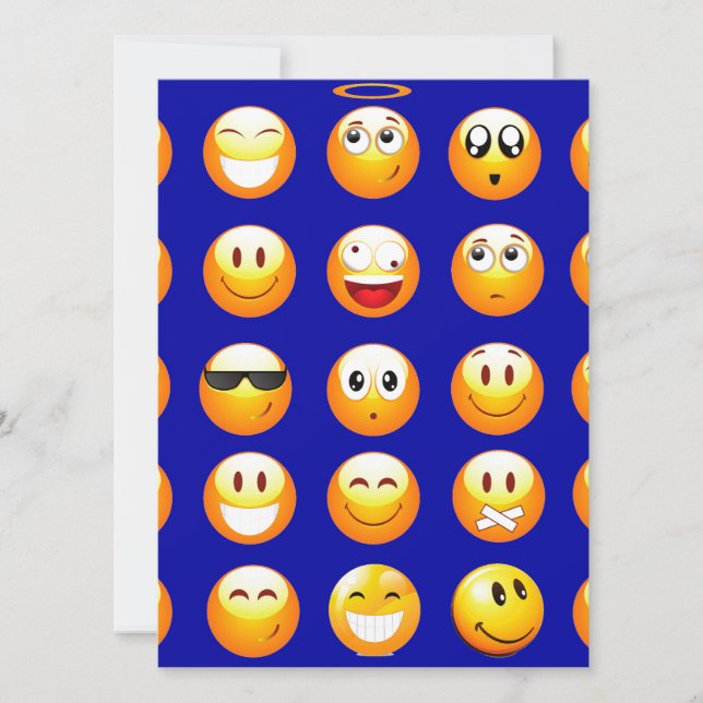emojis bleu foncé (Devant)