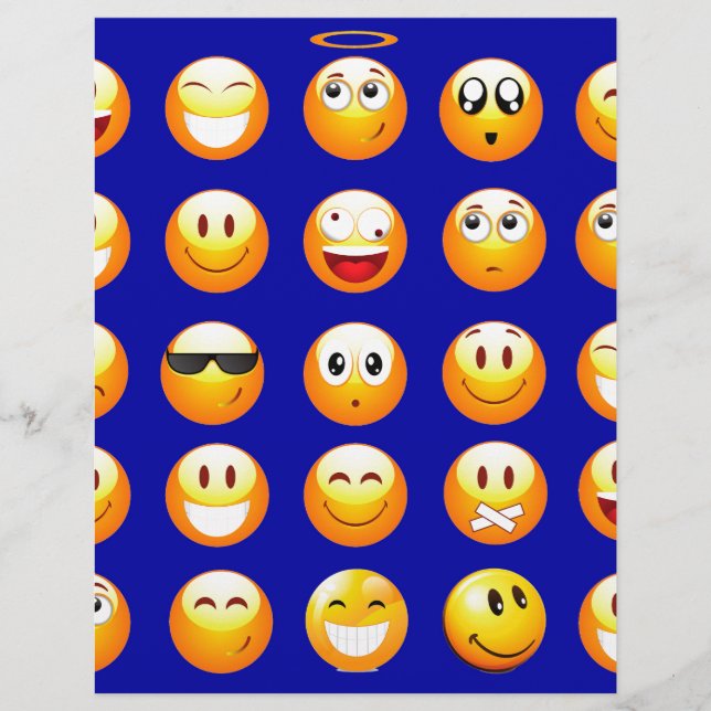 emojis bleu foncé (Devant)