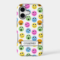 Emojis Personnalisés Visages Motif Coloré