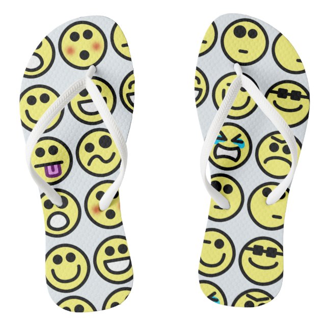 émoticon joyeux chaussures tongs tongs sandales (Semelle)