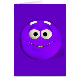 Emoticon pourpre chère