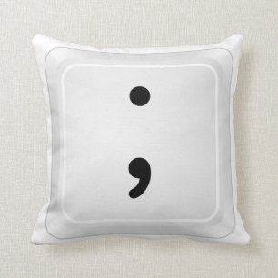 émoticône - coussin de point-virgule