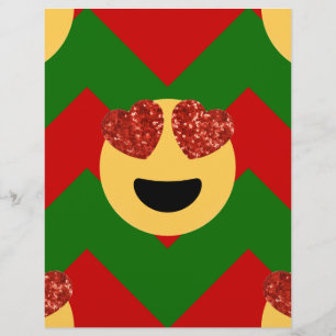 émoticône de coeur de noël