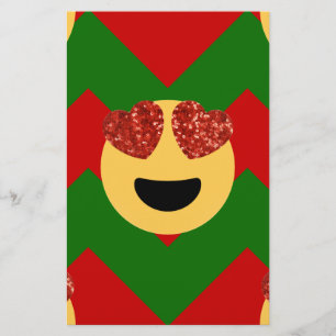 émoticône de coeur de noël