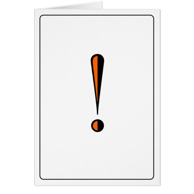 Émoticônes - exclamation ! (Devant)