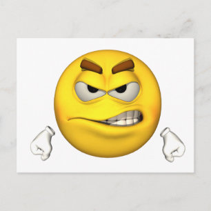 Emotion Guy - Carte postale en colère