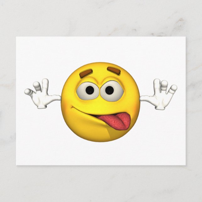 Emotion Guy - Carte Postale Tongue Out (Devant)