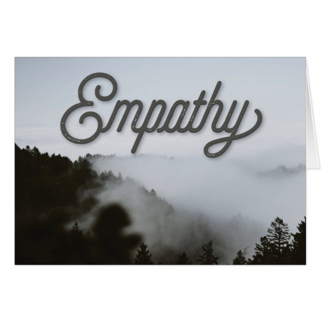 " Empathie : Je carte d'amélioration drôle sens (Devant horizontal)
